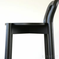 【アウトレット】Karimoku New Standard（カリモクニュースタンダード） / CASTOR BARSTOOL High with backrest（キャストールバースツール ハイ ウィズ バックレスト） / ブラック