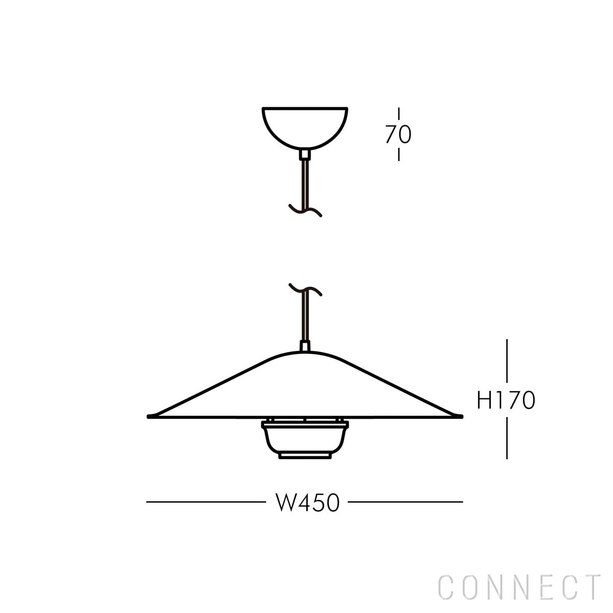 【コード加工無料】Artek（アルテック） / Kori Pendant Light with Dune Shade（コリ ペンダント・デューンシェード） / ホワイト / ペンダントライト