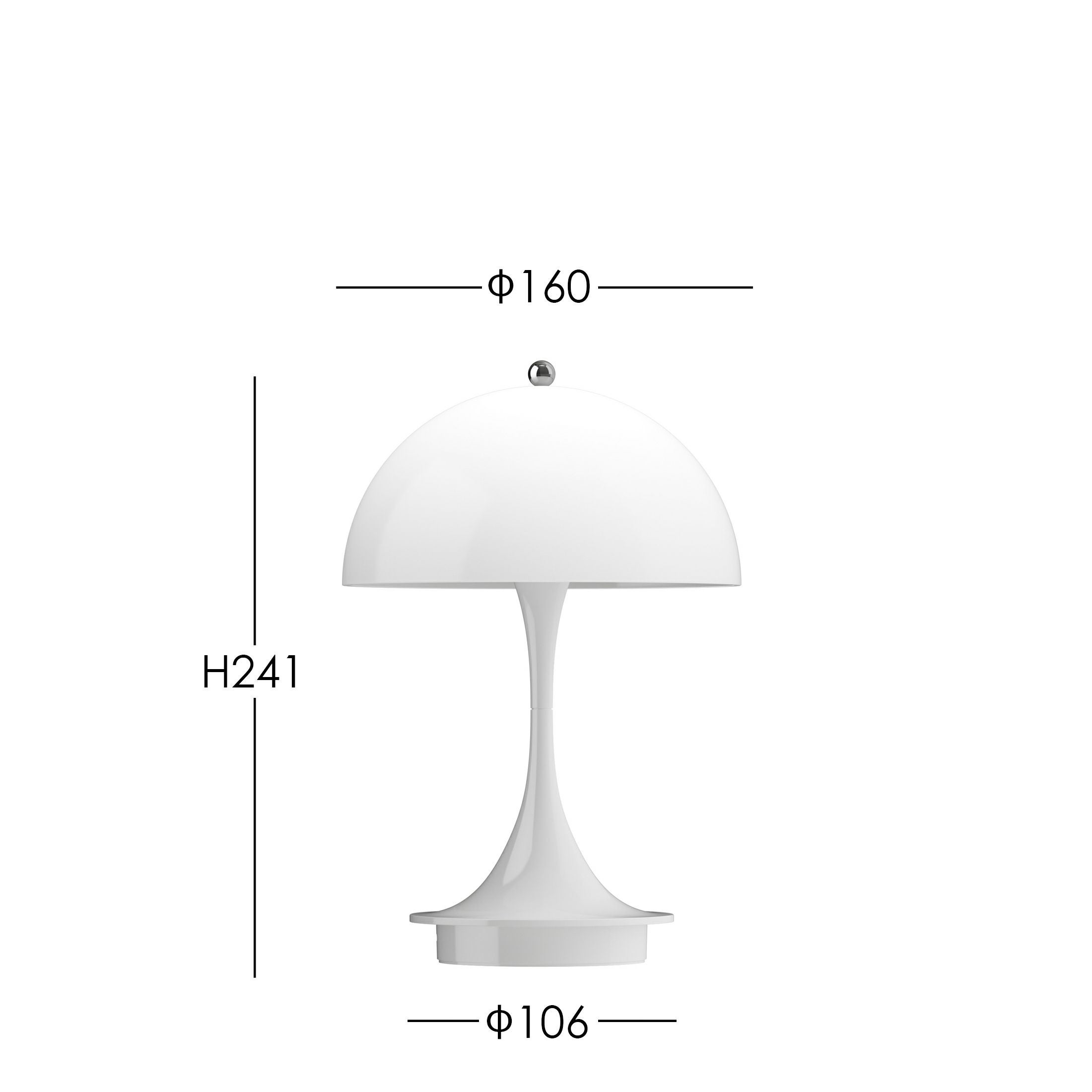 Louis Poulsen（ルイスポールセン） / Panthella 160 Portable V3