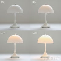 Louis Poulsen（ルイスポールセン） / Panthella 160 Portable V3（パンテラ 160 ポータブル） / オパール・ホワイト / テーブルランプ