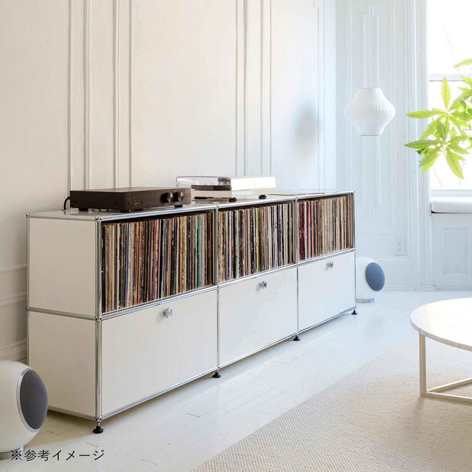 【年越しキャンペーンA】USMハラー（ユーエスエムハラー） / Sideboard（サイドボード） / W1523×D373×H740mm / ドロップダウンドア×2［短納期品］