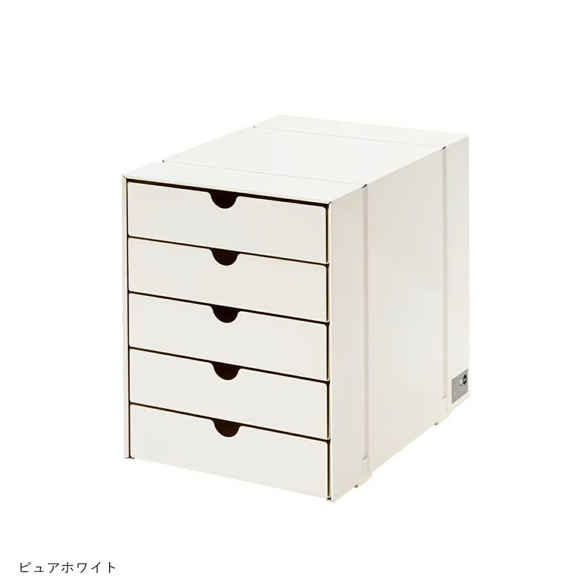 USM（ユーエスエム） / USM Inos Drawer Set（USM イノス ドロワーセット） 5段 / W241×D334×H316mm / インデックス付き