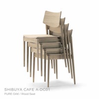 SHIBUYA A-DC01 / ASHIZAWAダイニングチェア（肘無）/ Wood Seat
