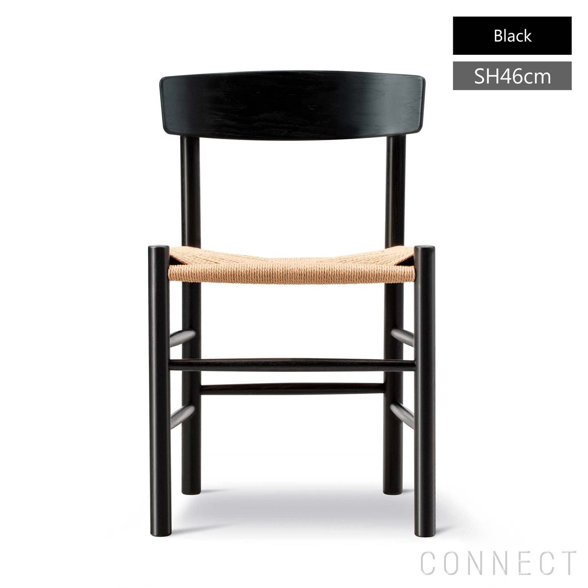 FREDERICIA（フレデリシア） / J39（モーエンセンチェア・シェーカーチェア） / ビーチ材・ラッカー仕上げ / ブラック