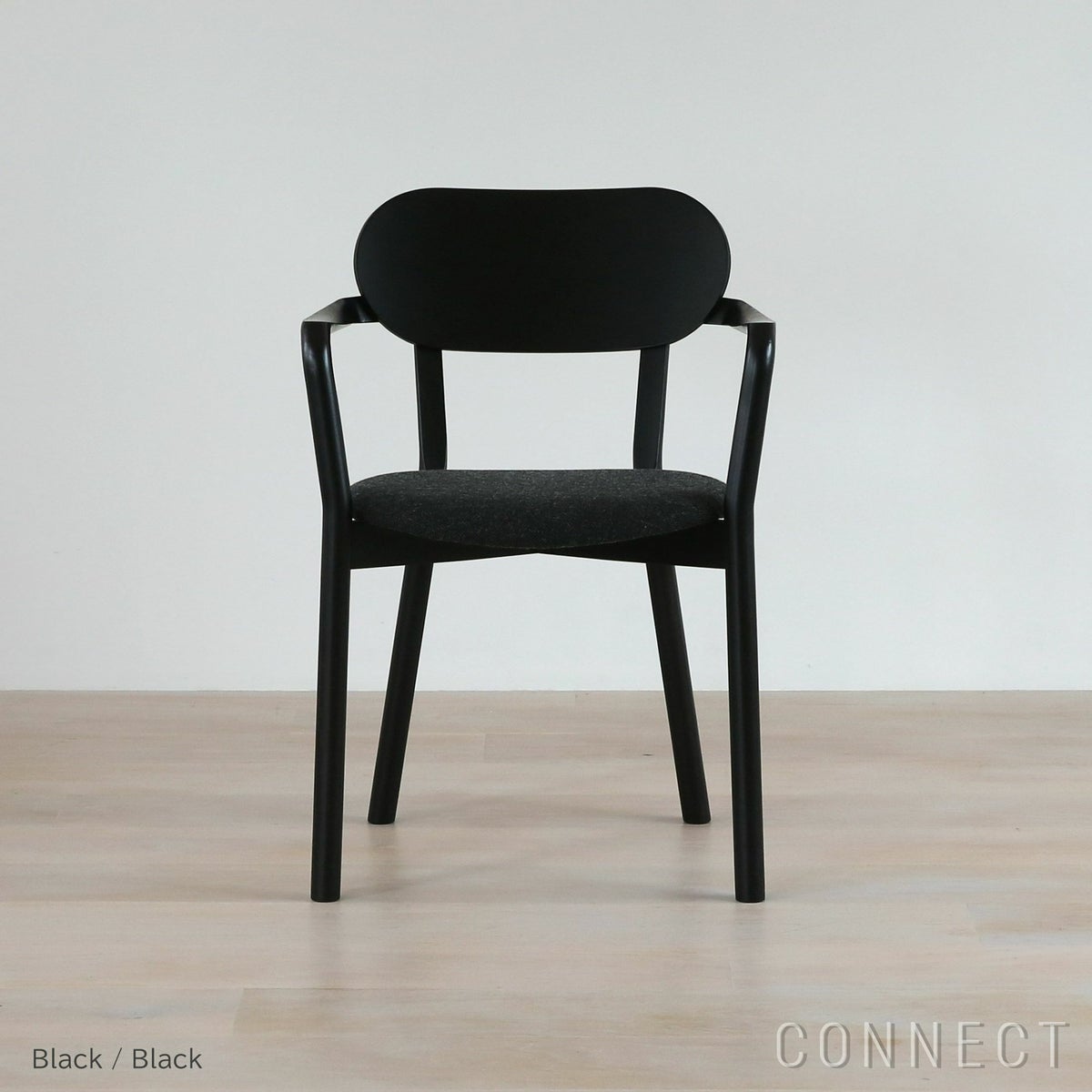 【アウトレット】Karimoku New Standard（カリモクニュースタンダード） / CASTOR ARMCHAIR PLUS PAD（キャストールアームチェア プラスパッド） / ブラック