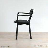 【アウトレット】Karimoku New Standard（カリモクニュースタンダード） / CASTOR ARMCHAIR PLUS PAD（キャストールアームチェア プラスパッド） / ブラック