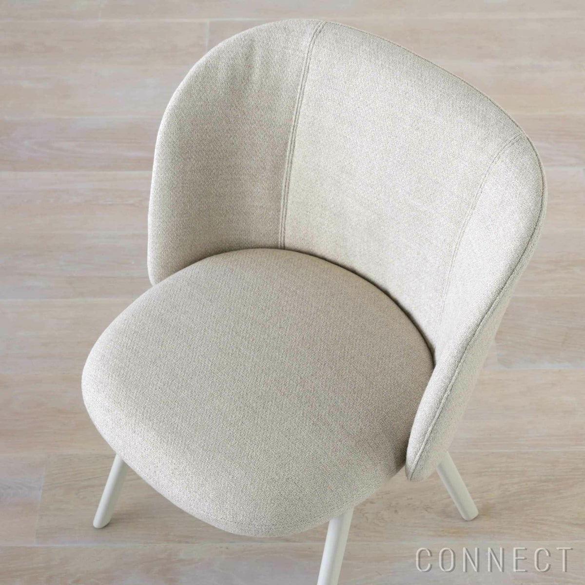 Vitra（ヴィトラ） / Mikado（ミカド） / サイドチェア / Dumet（デュメ）berge melange / アルミベース・チョークパウダーコート仕上げ