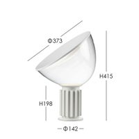 FLOS（フロス） / TACCIA SMALL（タッチア スモール） / マットホワイト / テーブルランプ