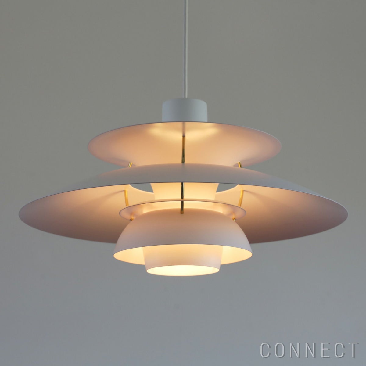 【150周年記念モデル】Louis Poulsen（ルイスポールセン） / PH 5 Anniversary Edition（アニバーサリーエディション） / ホワイト×ペールローズ / 真鍮メタライズド / ペンダントライト