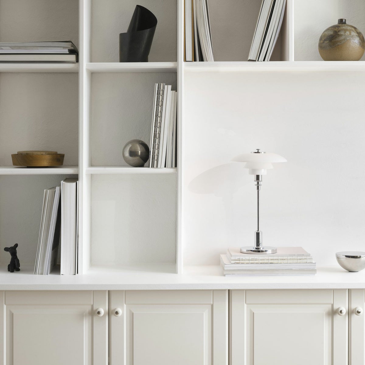 Louis Poulsen（ルイスポールセン） / PH 2/1 Portable（ポータブル） / シルヴァー・クローム / テーブルランプ