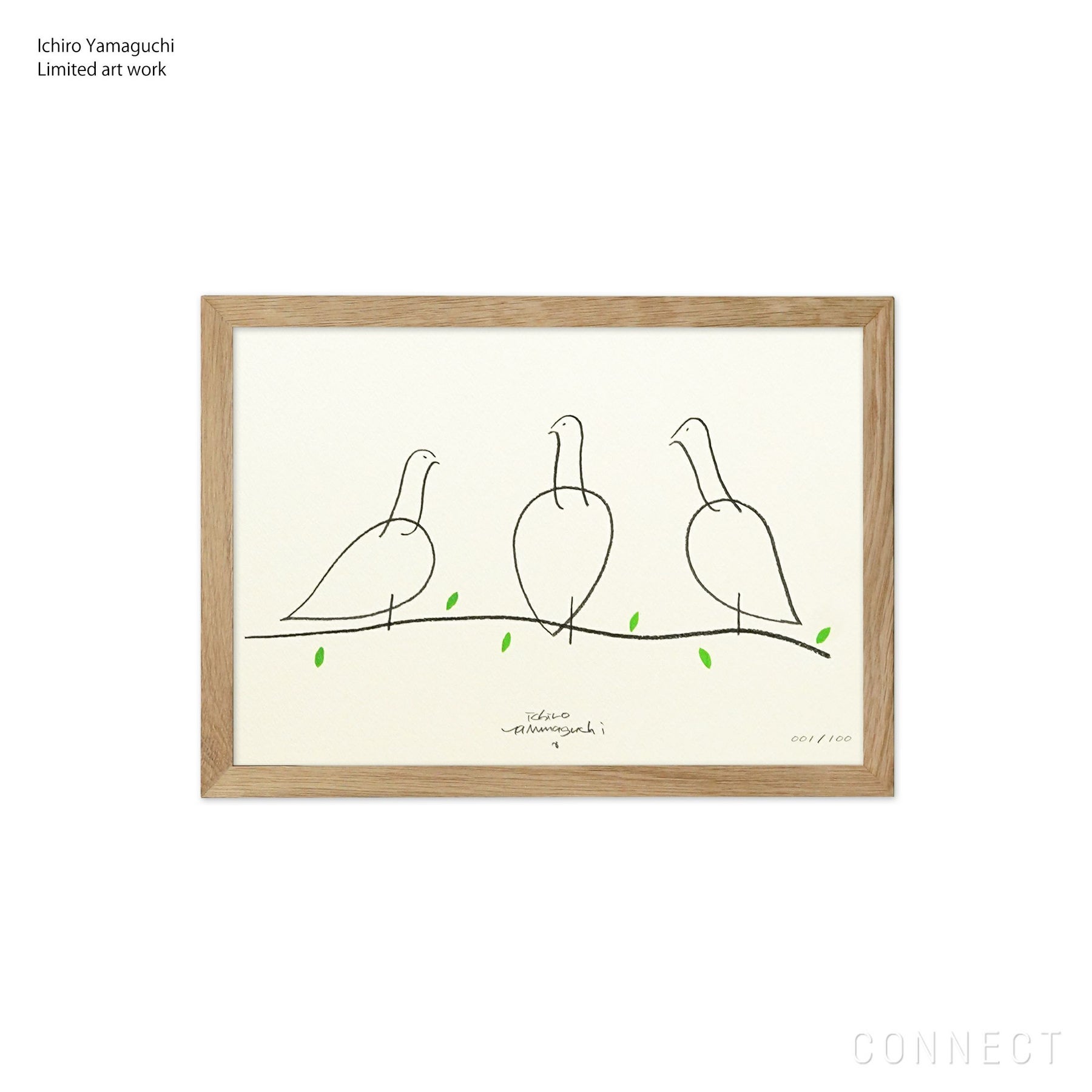 【数量限定】山口一郎 / Giclee（ジクレー印刷）「鳥」 / Sサイズ / アートポスター