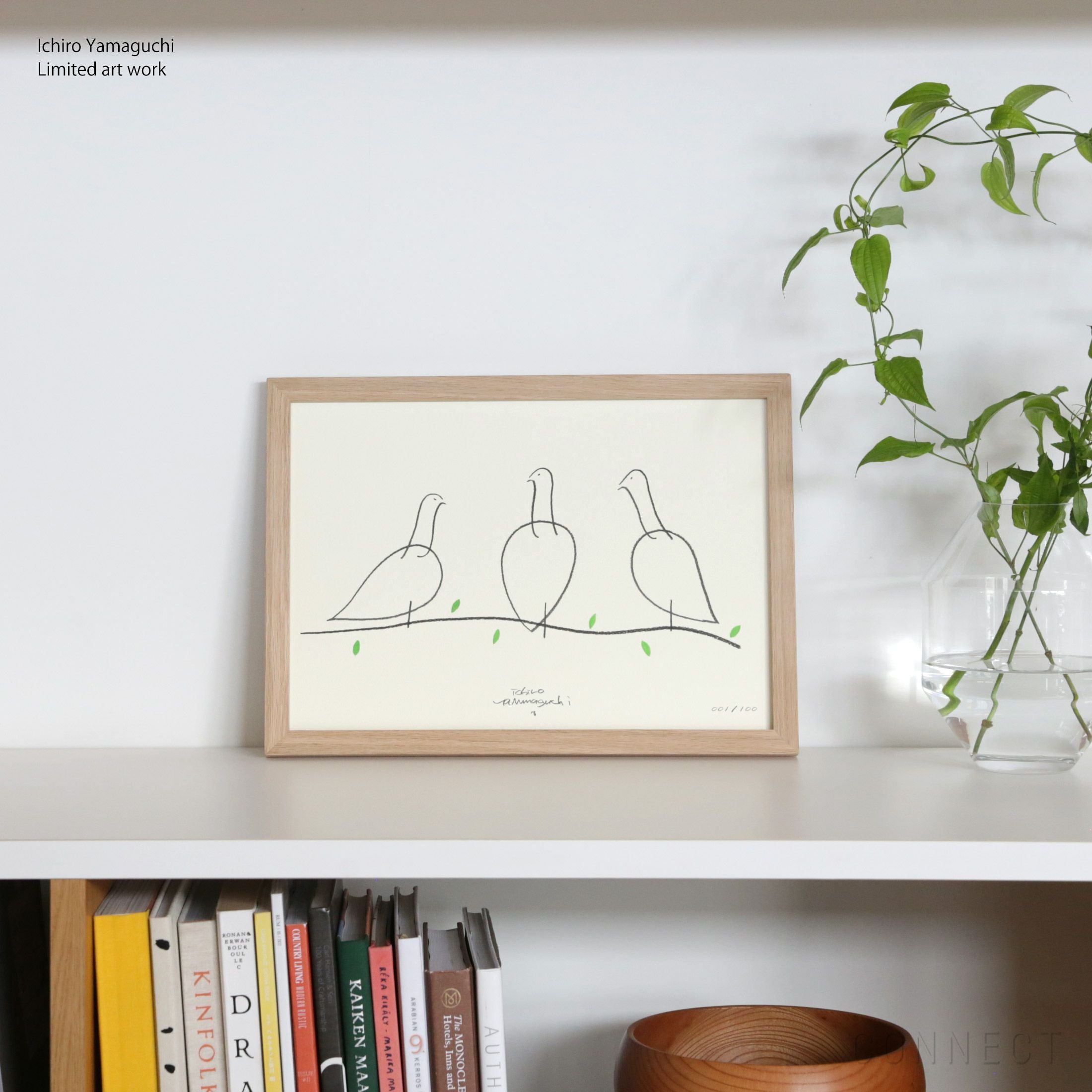 山口一郎 / Giclee（ジクレー印刷）「鳥」 / Sサイズ / アートポスター