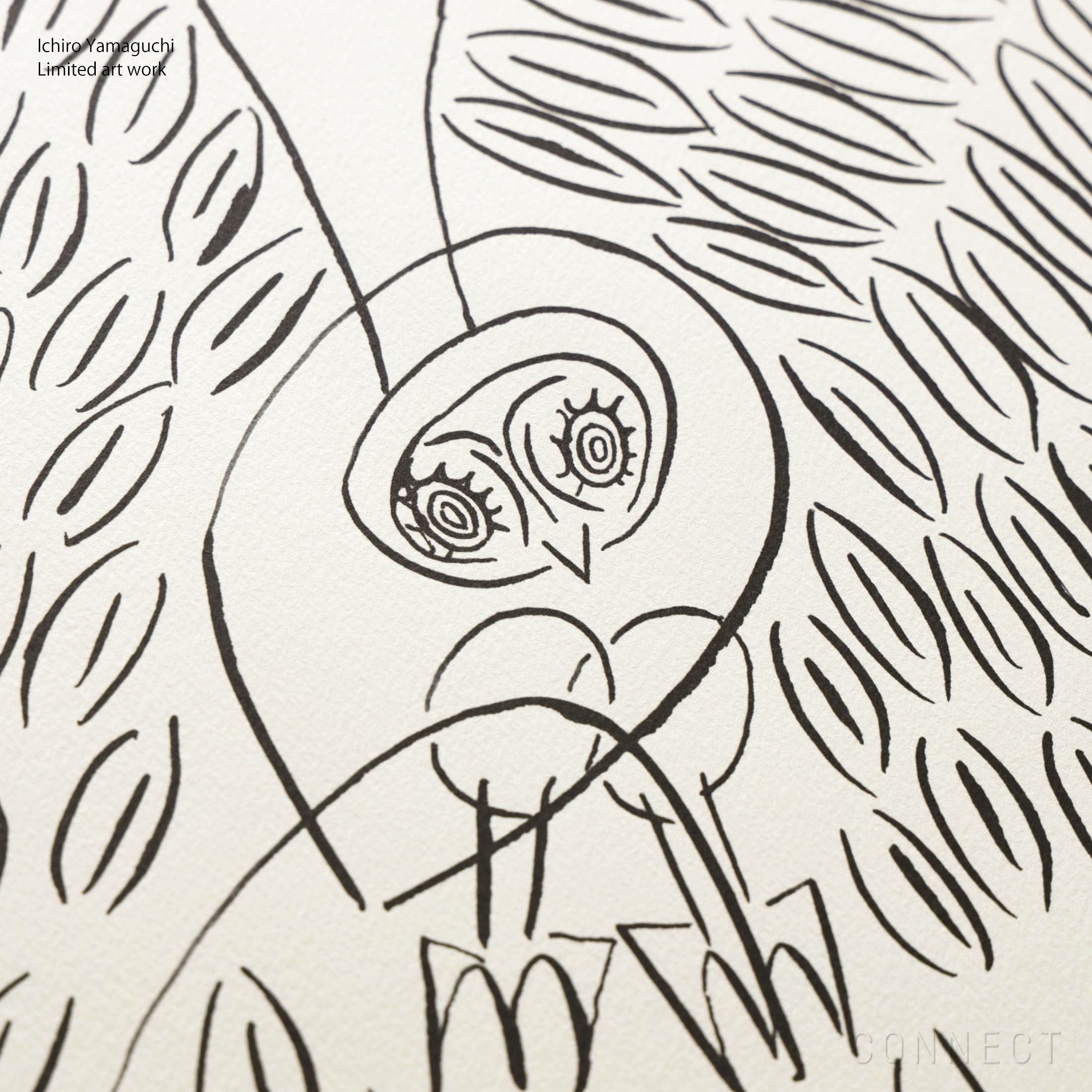 山口一郎 / Giclee（ジクレー印刷）「フクロウ」 / Mサイズ / アート