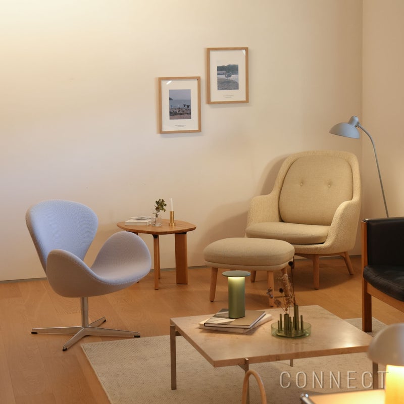 FRITZ HANSEN（フリッツ・ハンセン） / SWAN（スワンチェア） / SERPENTINE（サーペンタイン） Grey / Beige（0118） / ラウンジチェア