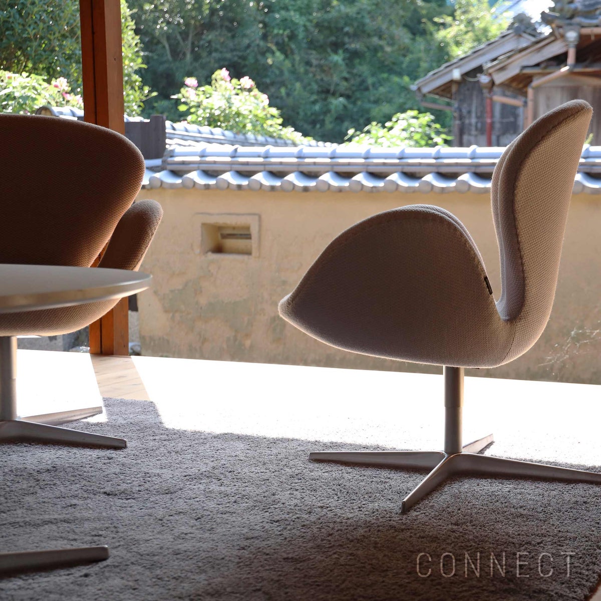 FRITZ HANSEN（フリッツ・ハンセン） / SWAN（スワンチェア） / SERPENTINE（サーペンタイン） Grey / Beige（0118） / ラウンジチェア