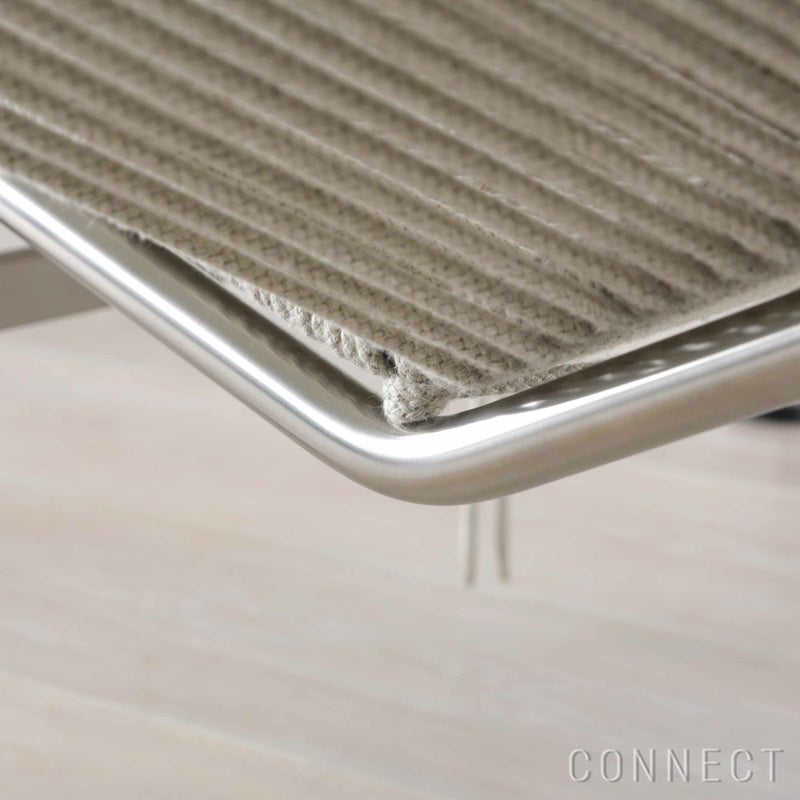 PP Mobler（PPモブラー） / PP225 FLAG HALYARD CHAIR（フラッグハリヤードチェア） / フラッグハリヤード（ナチュラル） / エレガンスレザー（ウォルナット）・ステンレススチール / ラウンジチェア