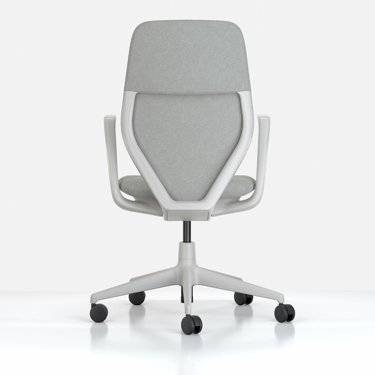 Vitra（ヴィトラ） / ACX Soft（エーシーエックス） / Grid Knit 01 stone grey / ソフトグレーベース / 前傾チルト機能あり / デスクチェア