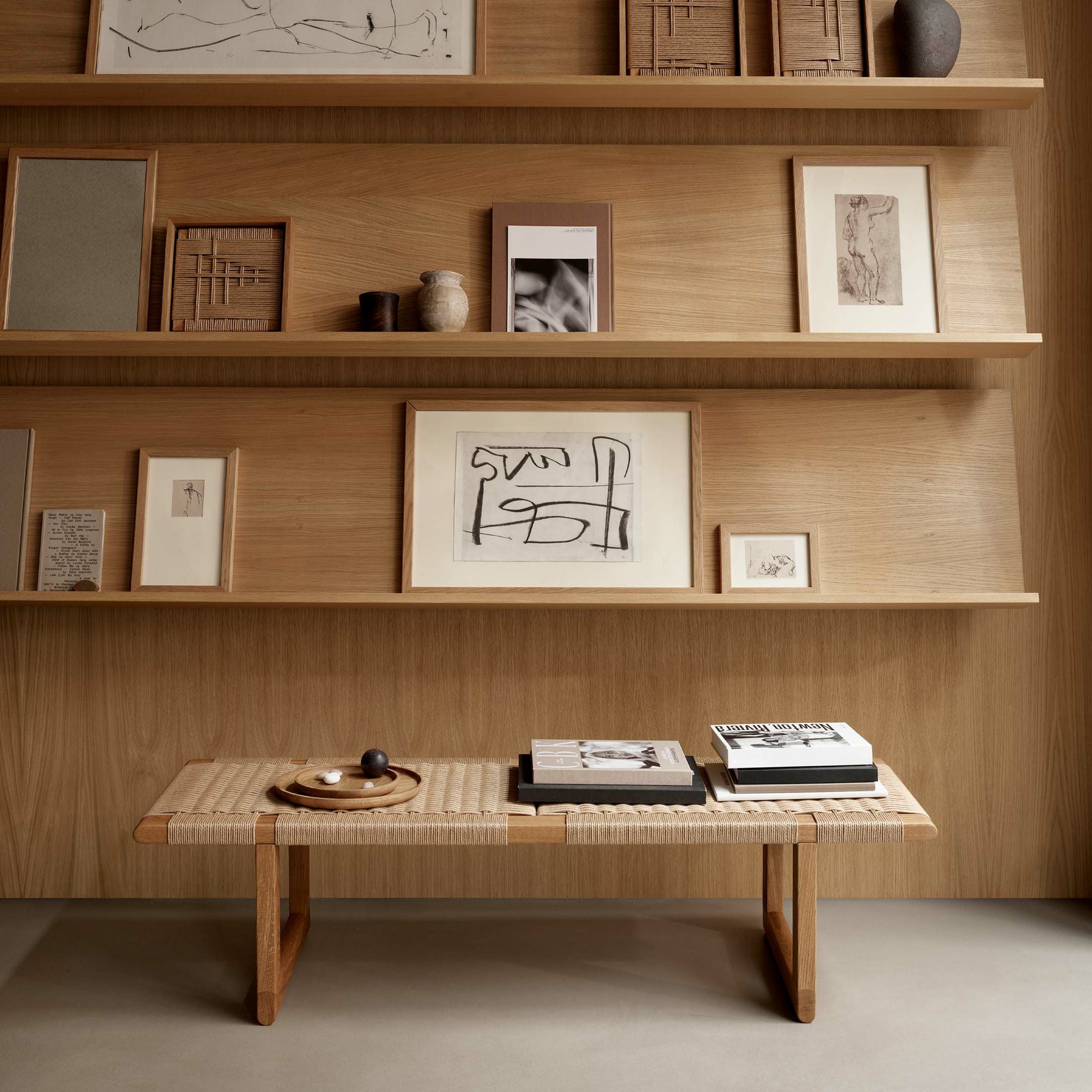 カールハンセン&サン ペーパーコードアート オーク材フレーム CARL HANSEN & SON（カール・ハンセン＆サン） PK1 ペーパーコード