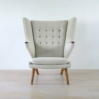 PP Mobler（PPモブラー） / PP19（パパベア） イージーチェア / オーク材・オイル仕上げ / ネイルチーク / coda 103（コーダ） / Buttons：Elegance black / ラウンジチェア