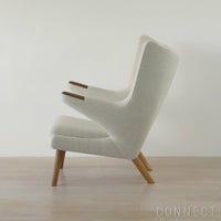 PP Mobler（PPモブラー） / PP19（パパベア） イージーチェア / オーク材・オイル仕上げ / ネイルチーク / coda 103（コーダ） / Buttons：Elegance black / ラウンジチェア