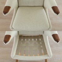 PP Mobler（PPモブラー） / PP19（パパベア） イージーチェア / オーク材・オイル仕上げ / ネイルチーク / coda 103（コーダ） / Buttons：Elegance black / ラウンジチェア