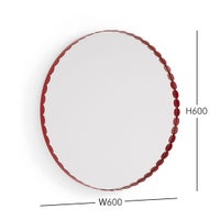 HAY（ヘイ） / ARCS MIRROR ROUND（アークスミラー ラウンド） / レッド / ミラー