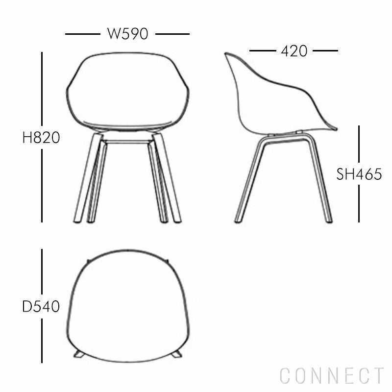 HAY（ヘイ） / AAC222 2.0 チェア / ブラック