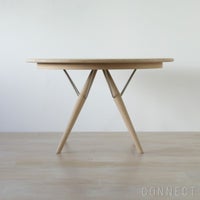 PP Mobler（PPモブラー） / PP75 / オーク材・ソープ仕上げ / Φ120 / テーブル / 伸長板取付不可