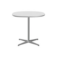 FRITZ HANSEN（フリッツ・ハンセン） / TABLE SERIES（テーブルシリーズ）A602 / スーパー円テーブル / ホワイト / クローム脚
