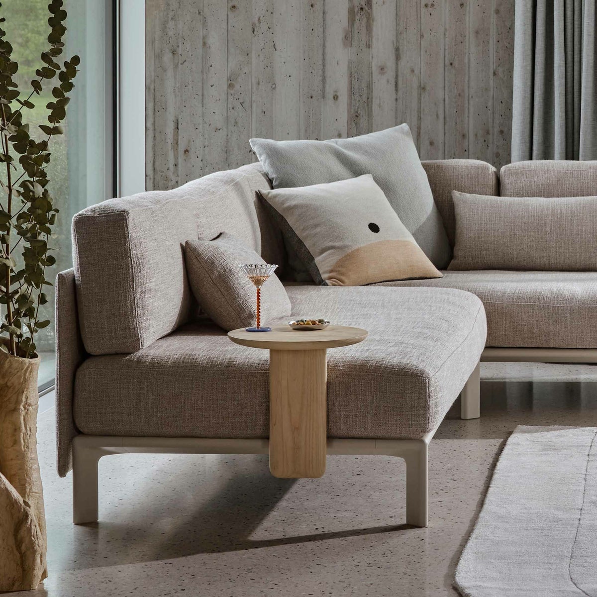 Vitra（ヴィトラ） / Anagram Sofa Attachable table（アナグラムソファ アタッチャブルテーブル）Φ35 / ナチュラルオーク