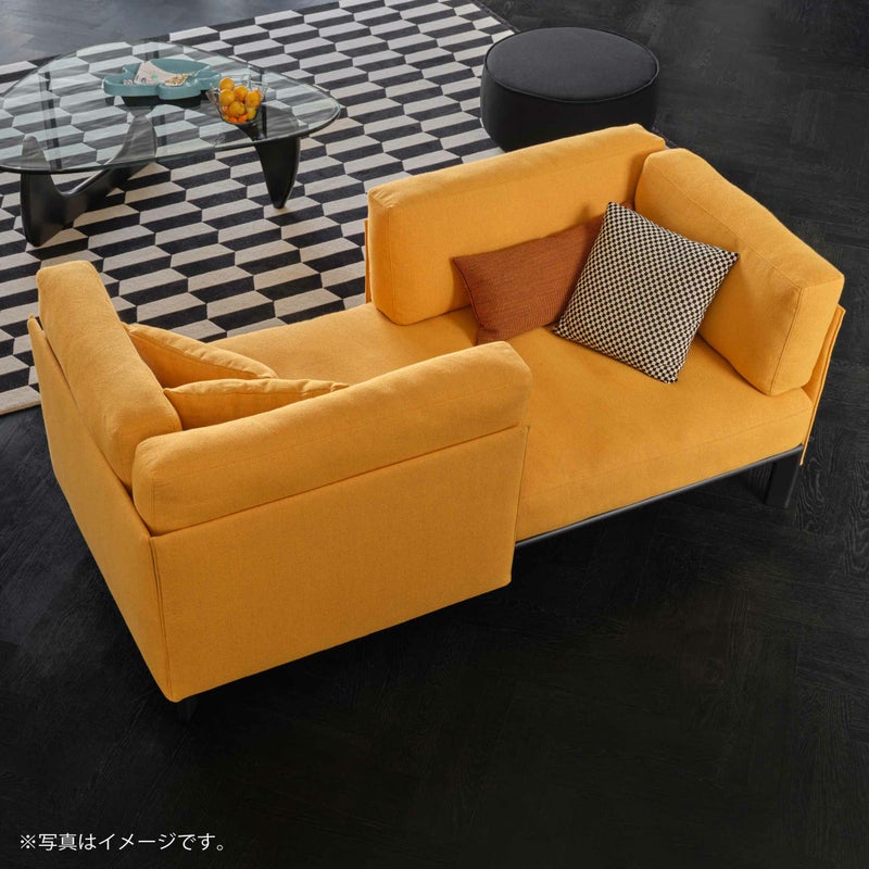 【9/21発売】Vitra（ヴィトラ） / Anagram Sofa（アナグラムソファ）2シーター / Dumet（デュメ）26 pale blue chartreuse / アルミベース・チョークパウダー