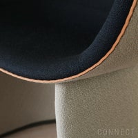 FRITZ HANSEN（フリッツ・ハンセン） / MONOLIT（モノリット） / Vidar（ヴィダー）0222 ベージュ×0182 アンスラサイト / レザーパイピングあり / ラウンジチェア