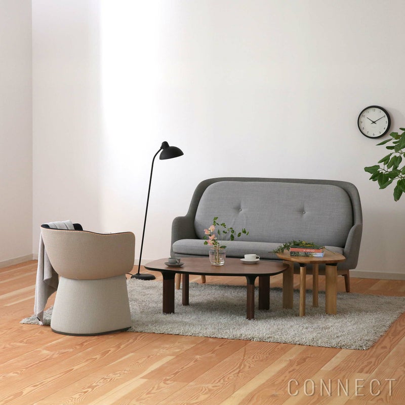 FRITZ HANSEN（フリッツ・ハンセン） / MONOLIT（モノリット） / CM231 / Vidar（ヴィダー）0182 アンスラサイト×0222 ベージュ / レザーパイピングありモデル / ラウンジチェア