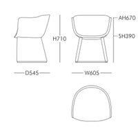 FRITZ HANSEN（フリッツ・ハンセン） / MONOLIT（モノリット） / CM231 / Vidar（ヴィダー）0182 アンスラサイト×0222 ベージュ / レザーパイピングありモデル / ラウンジチェア