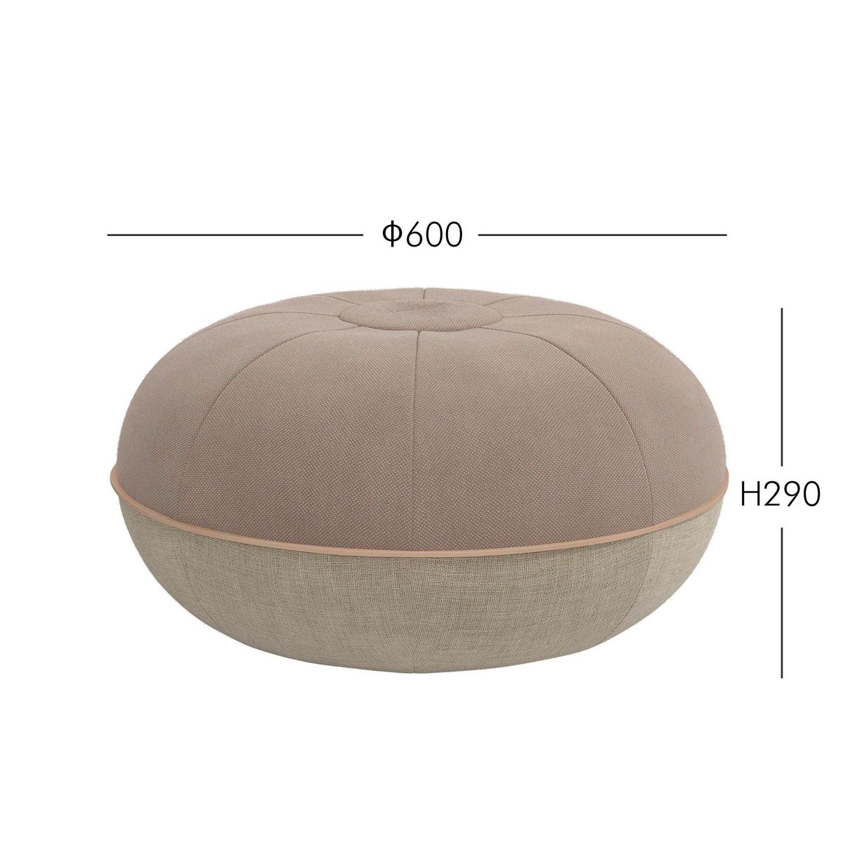 【2025年新色】FRITZ HANSEN（フリッツ・ハンセン） / Cecilie Manz（セシリエ・マンツ） / POUF（プフ）L ラージ / 全3色