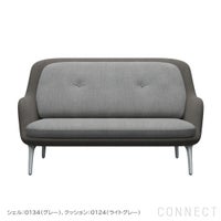 FRITZ HANSEN（フリッツ・ハンセン） / FRI SOFA（フリソファ） / アルミベース / Canvas（キャンバス）0134 グレー×0124 ライトグレー