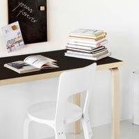 Artek（アルテック） / TABLE 80A / バーチ材 / 天板・ブラックリノリウム / 120×60cm / テーブル