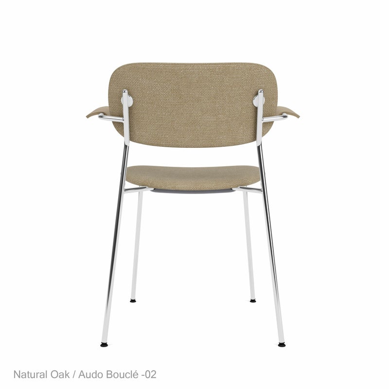 Audo Copenhagen（オドー・コペンハーゲン） / CO DINING CHAIR（コ ダイニング チェア）/ アームチェア / Natural Oak / Audo Bouclé（オドー ブークレ）02 / クロームベース