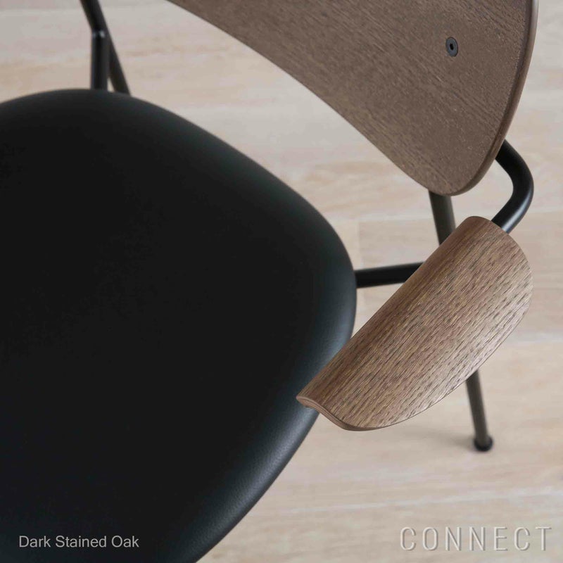 Audo Copenhagen（オドー・コペンハーゲン） / CO DINING CHAIR（コ ダイニング チェア）/ アームチェア / Dark Stained Oak / Sierra（シエラ）1001 / ブラックベース