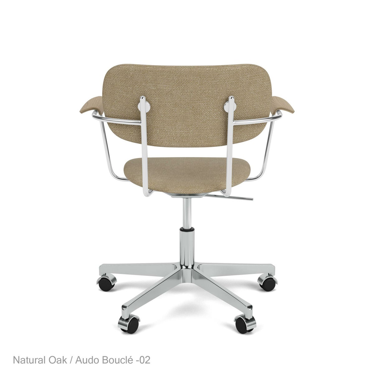 Audo Copenhagen（オドー・コペンハーゲン） / CO TASK CHAIR（コ タスク チェア）/ アームチェア / Natural Oak / Audo Bouclé（オドーブークレ）02 /キャスター付き回転ベース