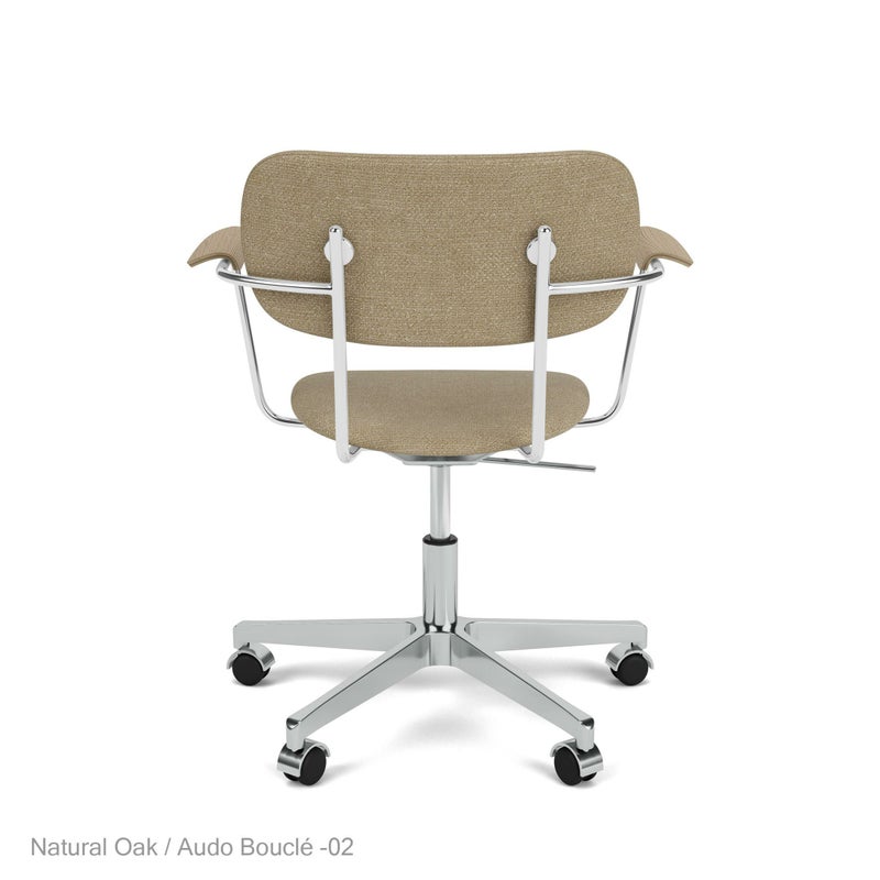 Audo Copenhagen（オドー・コペンハーゲン） / CO TASK CHAIR（コ タスク チェア）/ アームチェア / Natural Oak / Audo Bouclé（オドーブークレ）02 /キャスター付き回転ベース