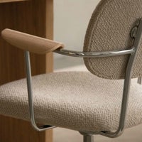 Audo Copenhagen（オドー・コペンハーゲン） / CO TASK CHAIR（コ タスク チェア）/ アームチェア / Natural Oak / Audo Bouclé（オドーブークレ）02 /キャスター付き回転ベース