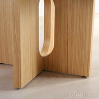 Audo Copenhagen（オドー・コペンハーゲン） / ANDROGYNE SIDE TABLE（アンドロジュネ サイドテーブル）Φ50 / Sand Kunis Breccia / ナチュラルオークベース