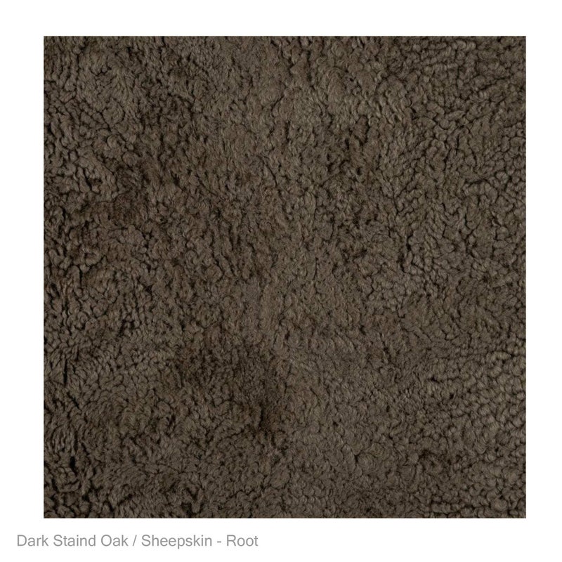 Audo Copenhagen（オドー・コペンハーゲン） / KNITTING LOUNGE CHAIR（ニッティング ラウンジチェア） / ダークステインドオーク / シープスキン Root（ルート）