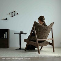  Audo Copenhagen（オドー・コペンハーゲン） / KNITTING LOUNGE CHAIR（ニッティング ラウンジチェア） / ダークステインドオーク / シープスキン Root（ルート）