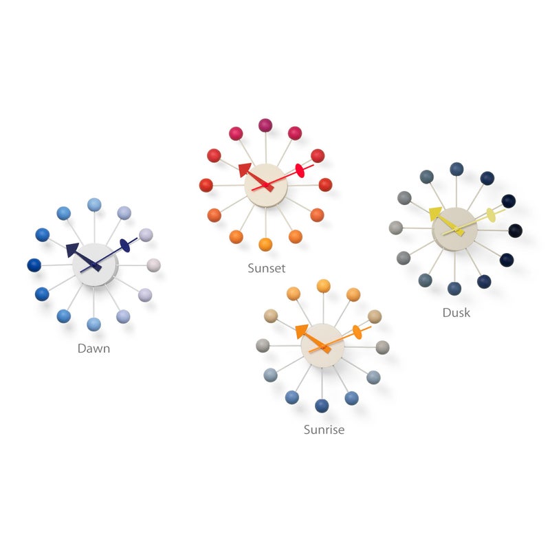 【限定モデル】Vitra（ヴィトラ） / Wall Clocks（ウォールクロック） / Ball Clock（ボール クロック）Limited Edition / Sunset（サンセット） / 掛け時計