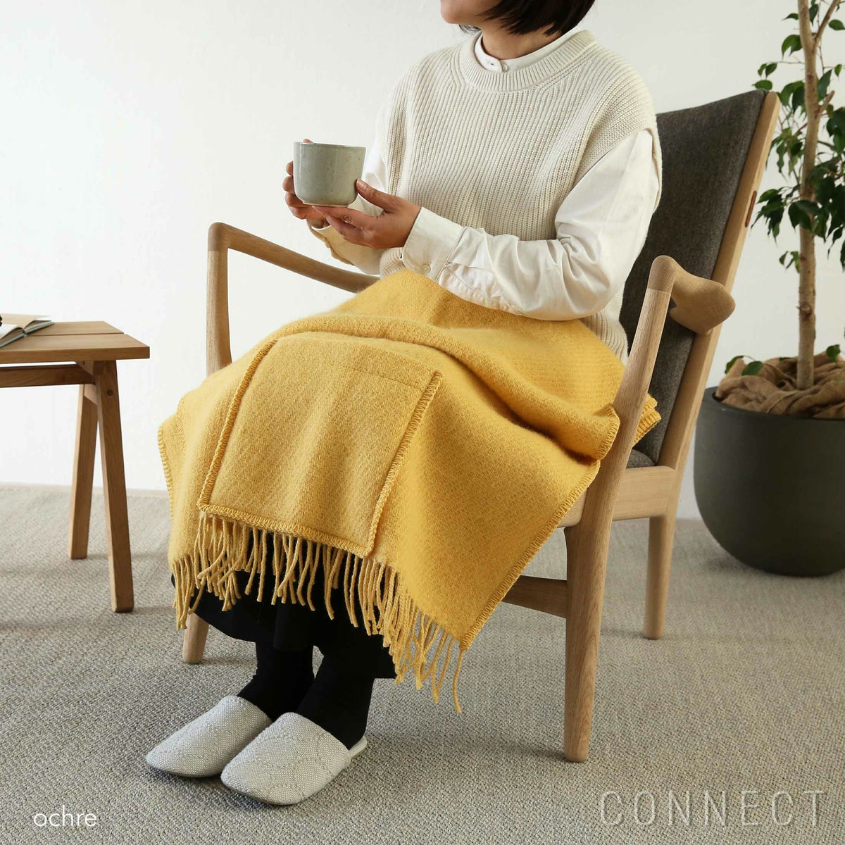 LAPUAN KANKURIT（ラプアン カンクリ） / UNI（ウニ） / ポケット付きショール