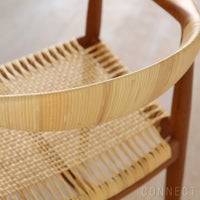 【75周年記念限定モデル】PP Mobler（PPモブラー） / PP501 Round Chair（ラウンドチェア） / The Chair（ザ チェア） / プレミアムオールドストックチーク材・オイル仕上げ（籐張り）【真鍮プレート付】