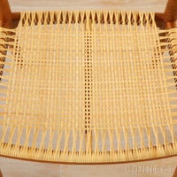 【75周年記念限定モデル】PP Mobler（PPモブラー） / PP501 Round Chair（ラウンドチェア） / The Chair（ザ チェア） / プレミアムオールドストックチーク材・オイル仕上げ（籐張り）【真鍮プレート付】