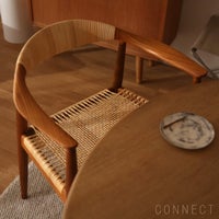 【75周年記念限定モデル】PP Mobler（PPモブラー） / PP501 Round Chair（ラウンドチェア） / The Chair（ザ チェア） / プレミアムオールドストックチーク材・オイル仕上げ（籐張り）【真鍮プレート付】